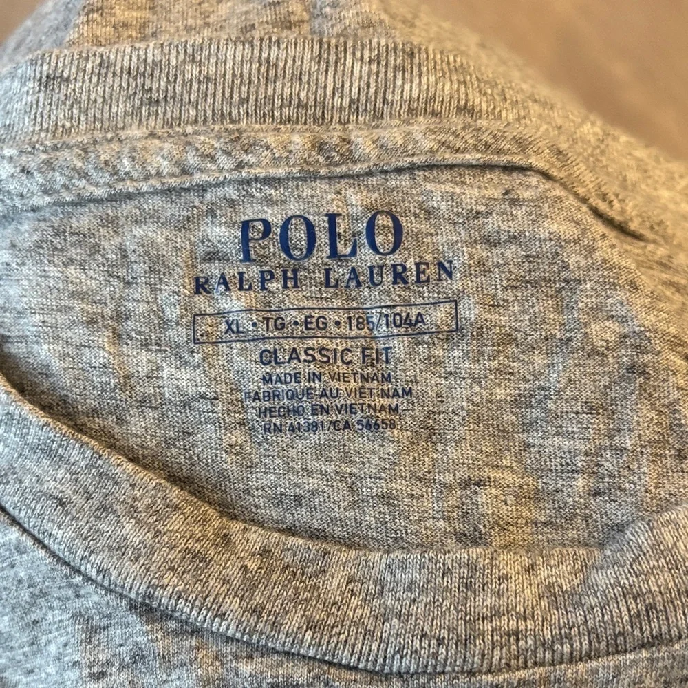 Polo by Ralph Lauren Light Gray Men's Tee